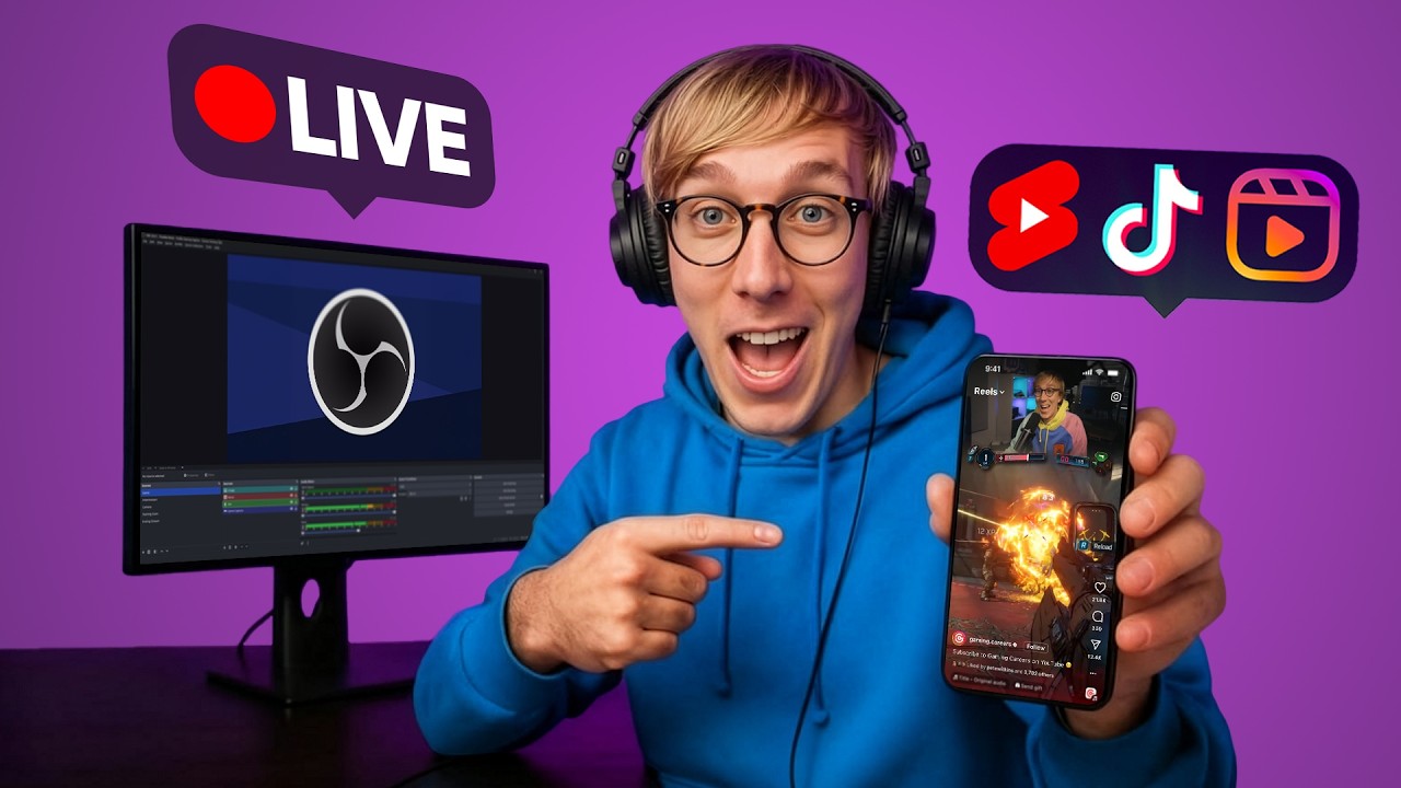 The Ultimate OBS Setup for Vertical Clips (TikToks, Shorts, Reels)
