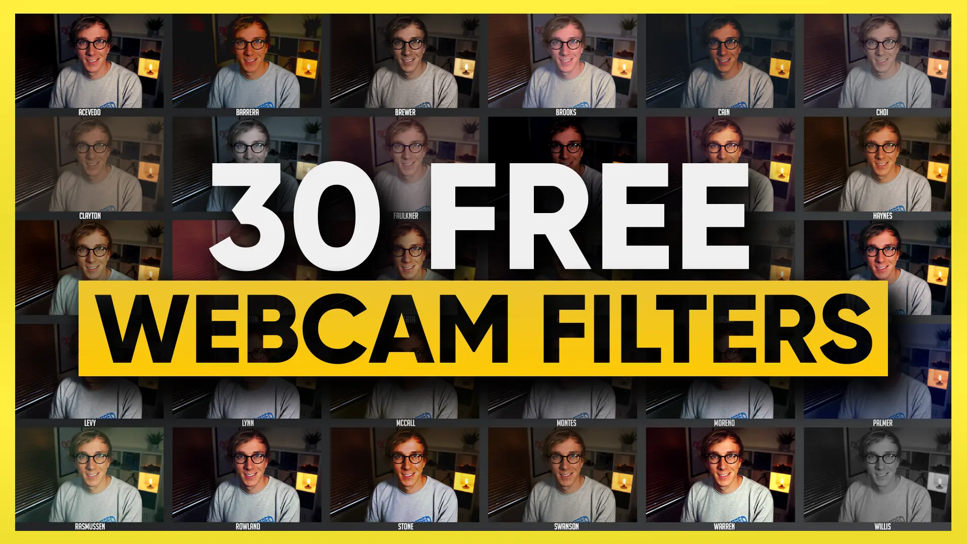 30 Free Webcam Filters for Twitch Streamers