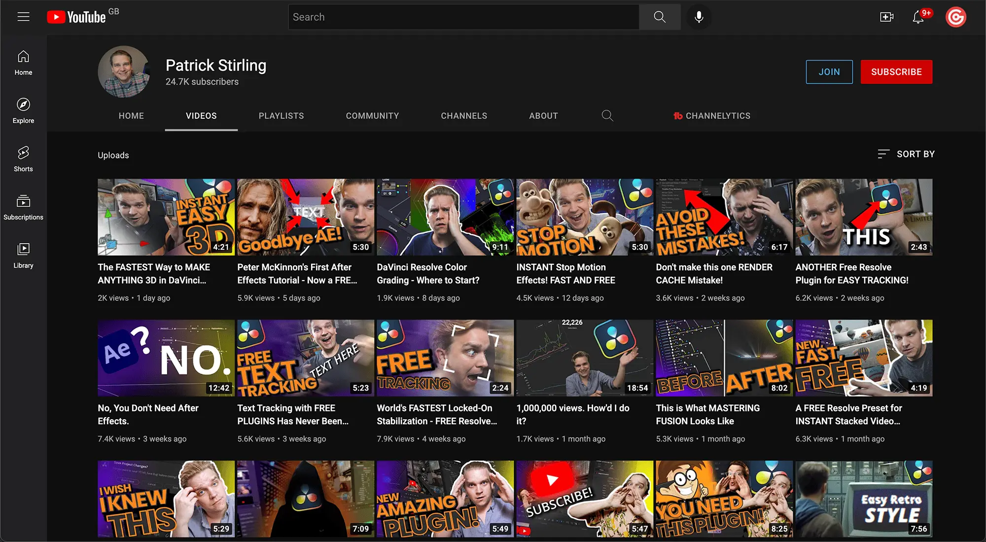 Patrick-Stirling-YouTube-Channel (1) Patrick Stirling YouTube Channel 1