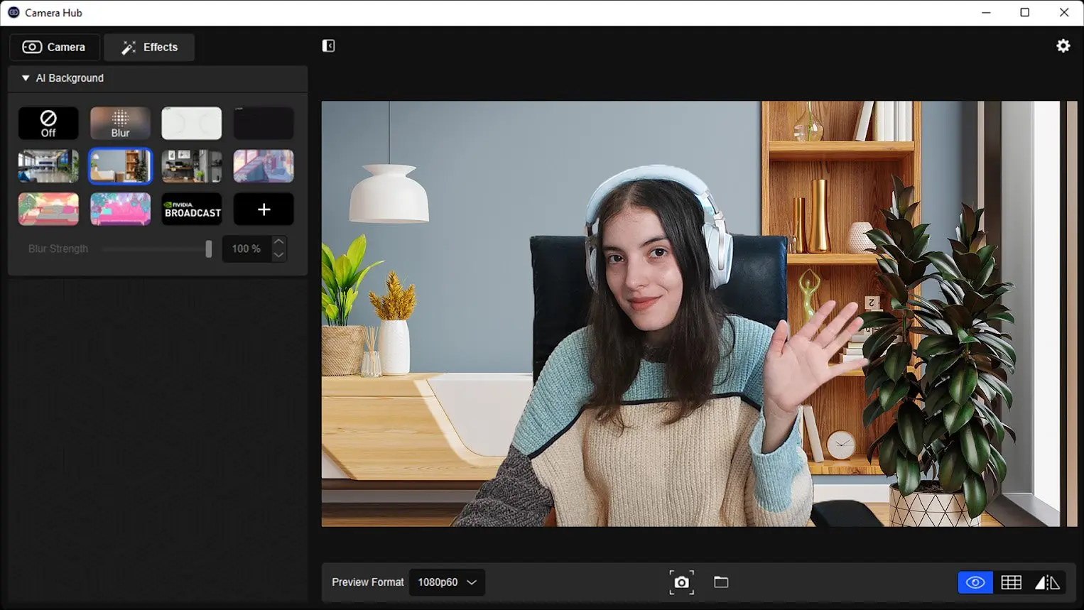 Camera Hub AI Background