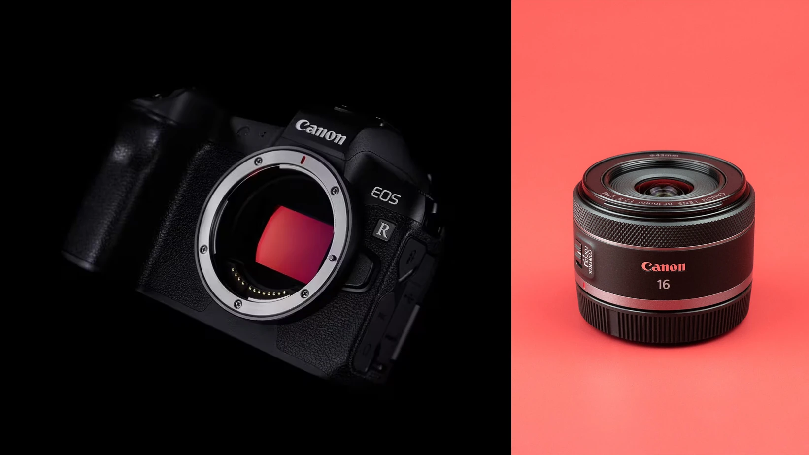 Canon EOS R with 16mm F2 8 Lens